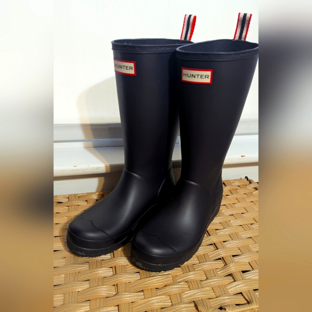 Hunter boots, dark purple/blue